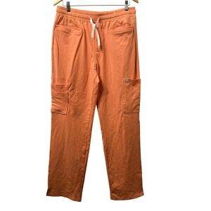 SCOPE Scrubs Cargo Pants Medical Nursing Workwear Orange Large